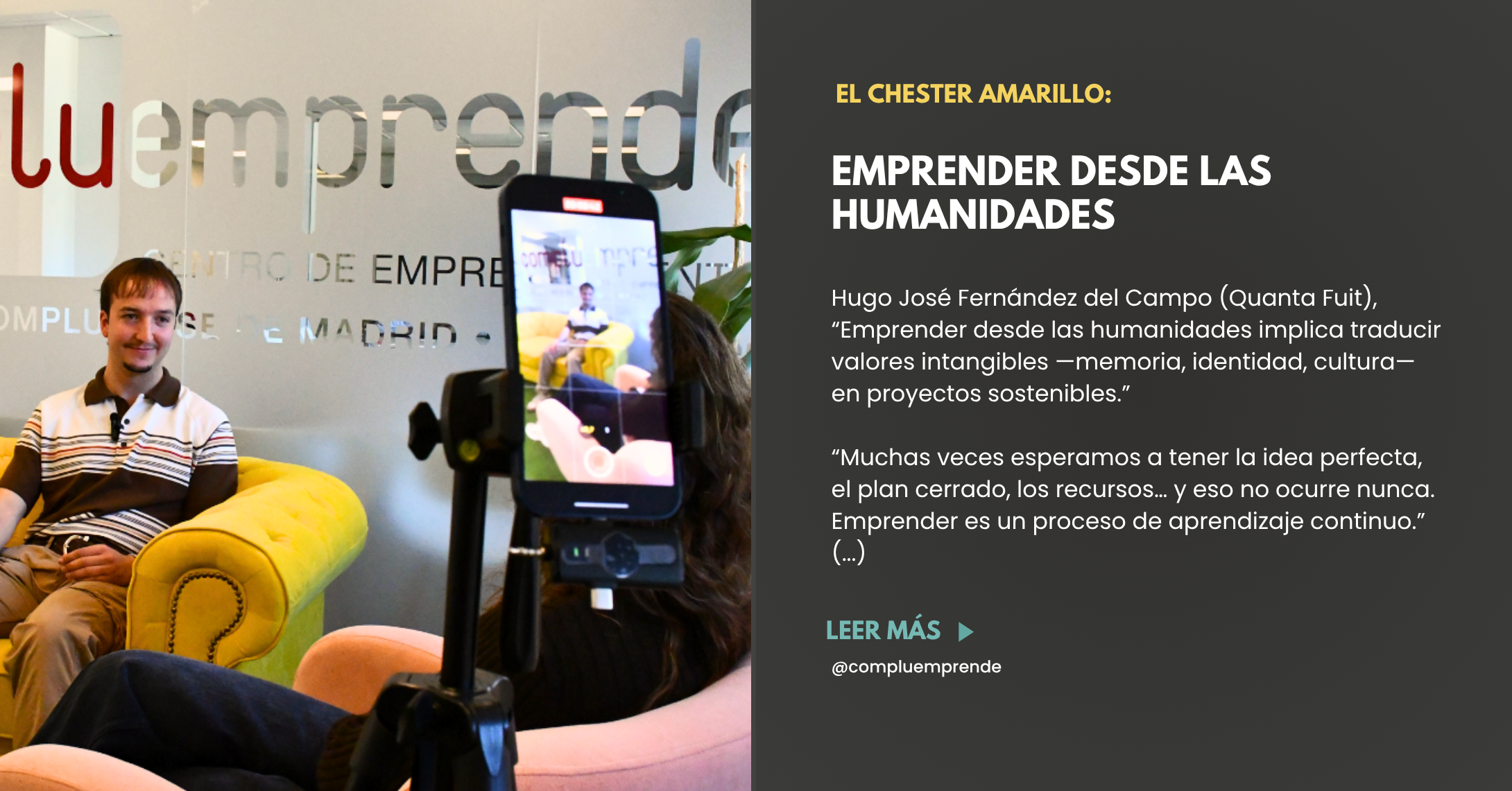 ¡Ya puedes leer la quinta entrevista de El Chester Amarillo!